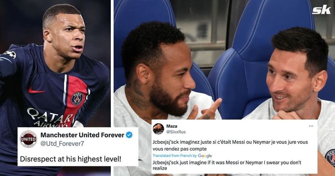 “Imagine if it was Messi or Neymar” “Disrespect at highest level” - Fans left shocked by Kylian Mbappe’s response to being subbed at half-time by PSG