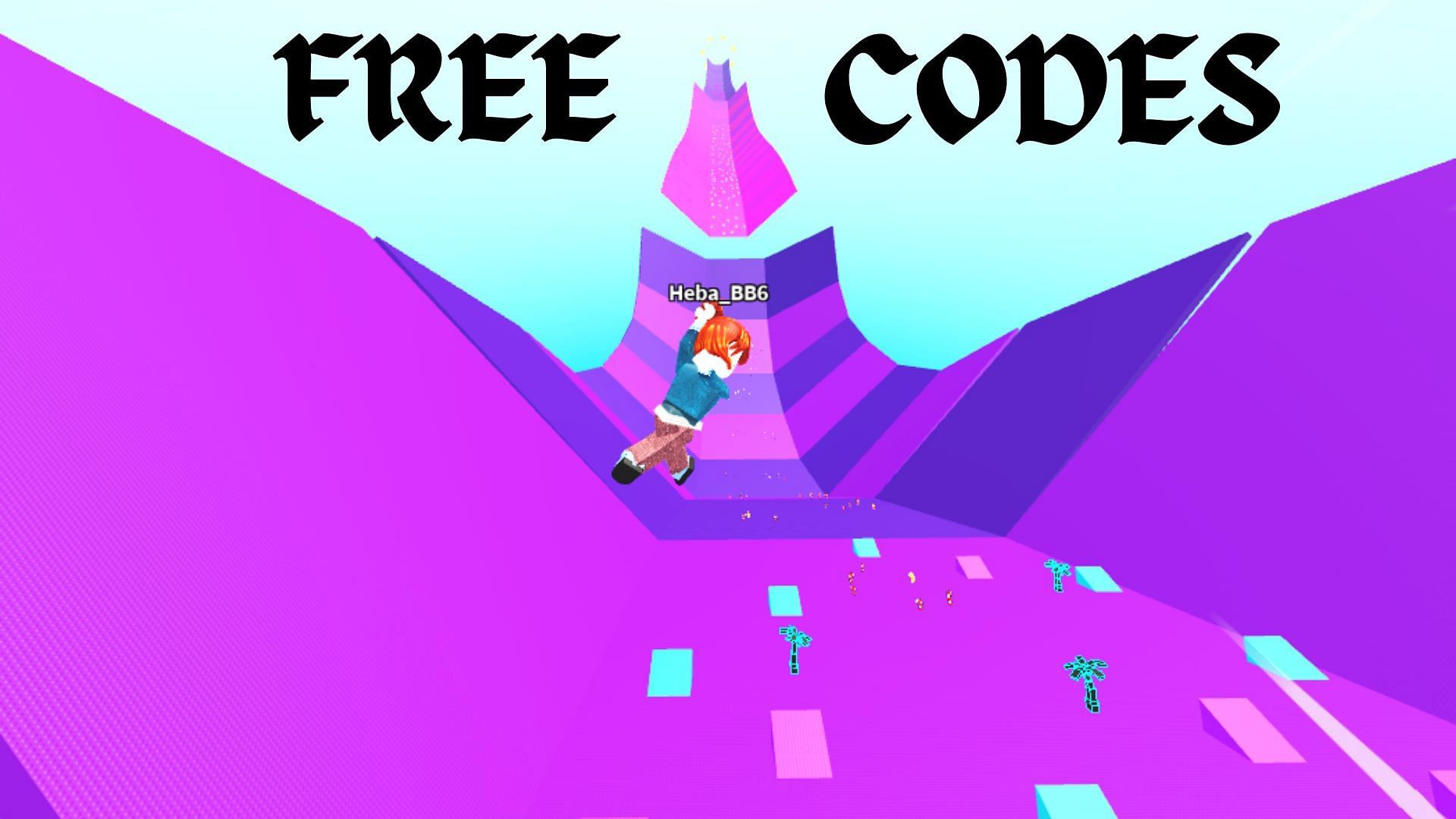 Free codes in Slide Down A Hill (Image via Roblox || Sportskeeda)