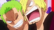 Zoro and Sanji will likely argue at some point in One Piece chapter 1142 (Image via Toei Animation)