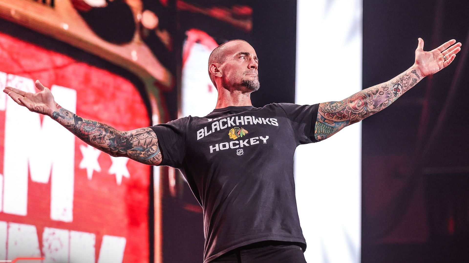 CM Punk on AEW Collision in 2023 (image credit: All Elite Wrestling)