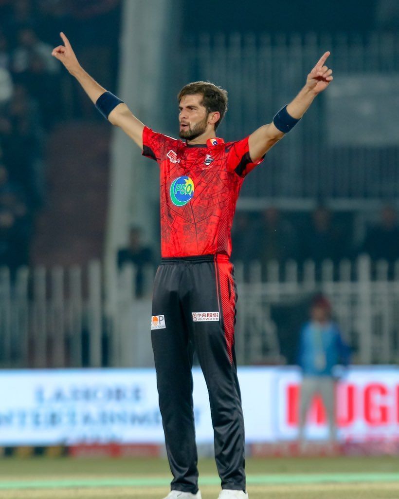 Shaheen Afridi in action (Credits: X/ lahoreqalandars)