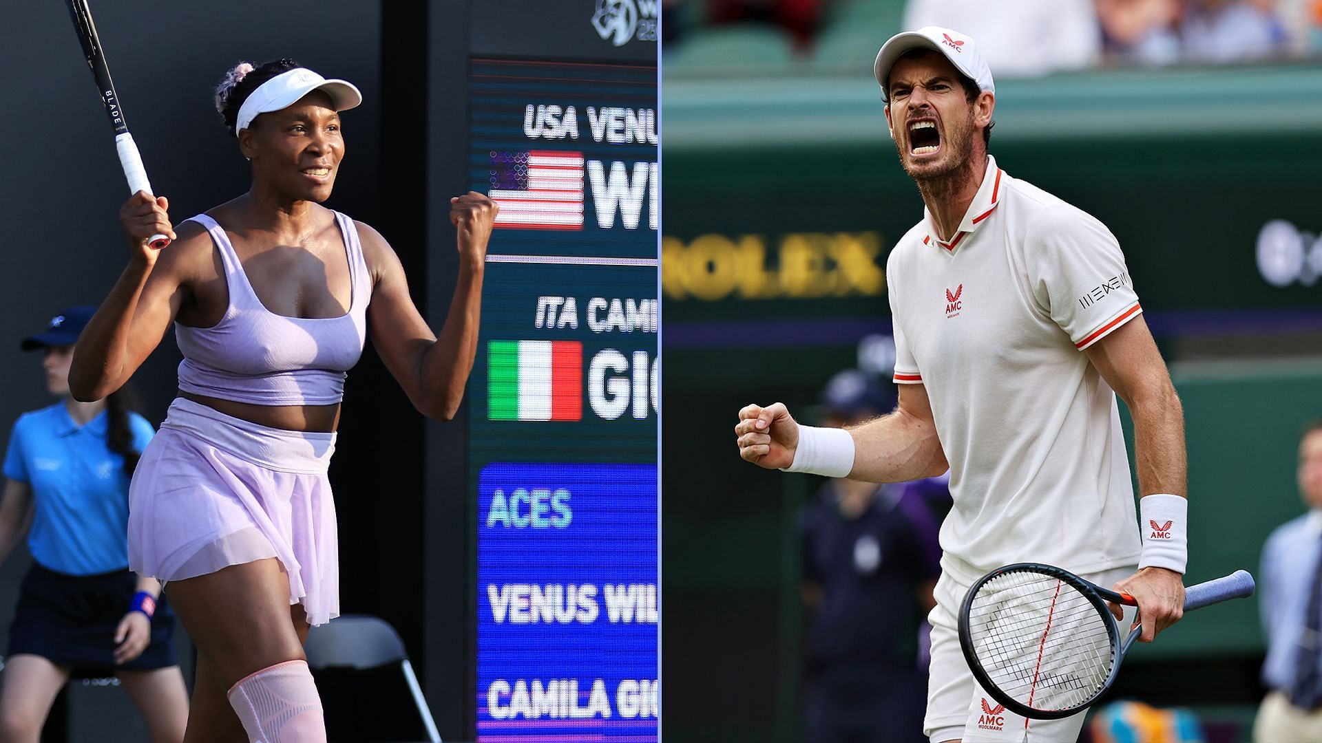 Venus Williams and Andy Murray will be in action on Day 1 of the 2024 BNP Paribas Open.