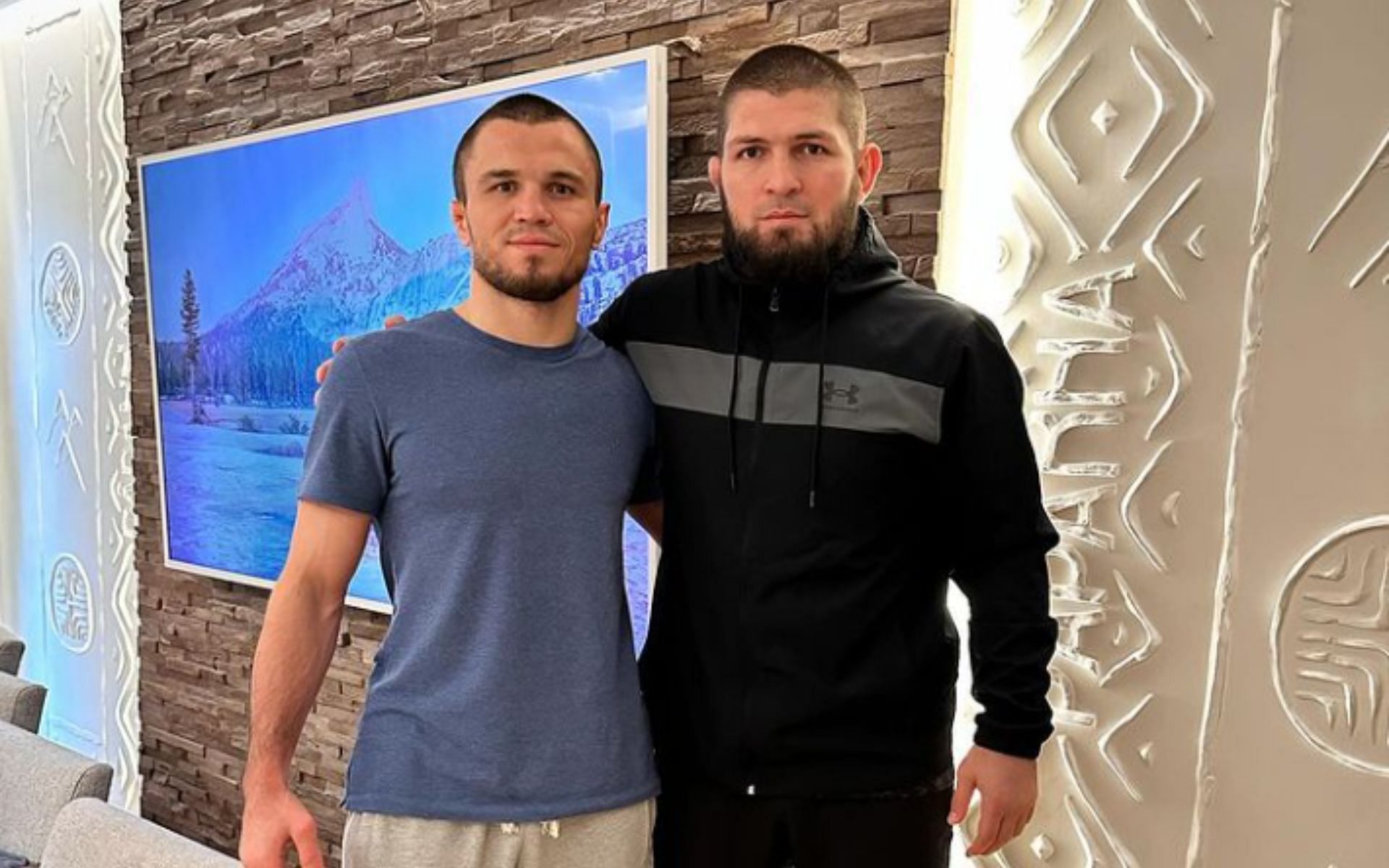 Umar Nurmagomedov and Khabib Nurmagomedov [image courtesy of @umar_nurmagomedov/Instagram]