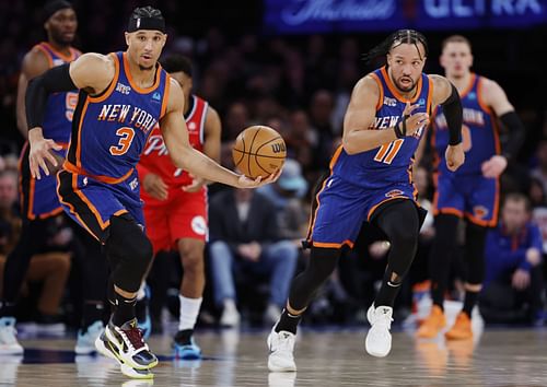 Philadelphia 76ers v New York Knicks