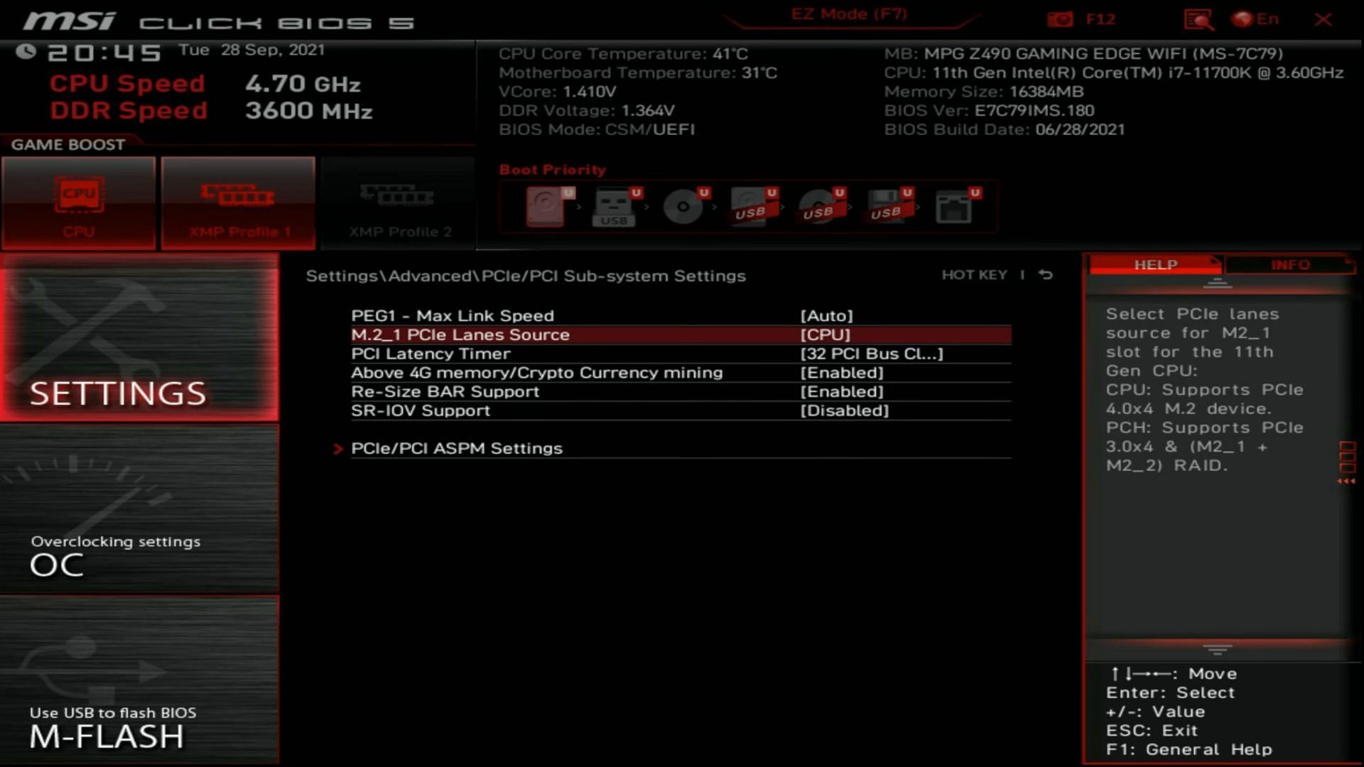 Enabling CPU lanes for NVMe drive (Image via The GrayingTech/YouTube)