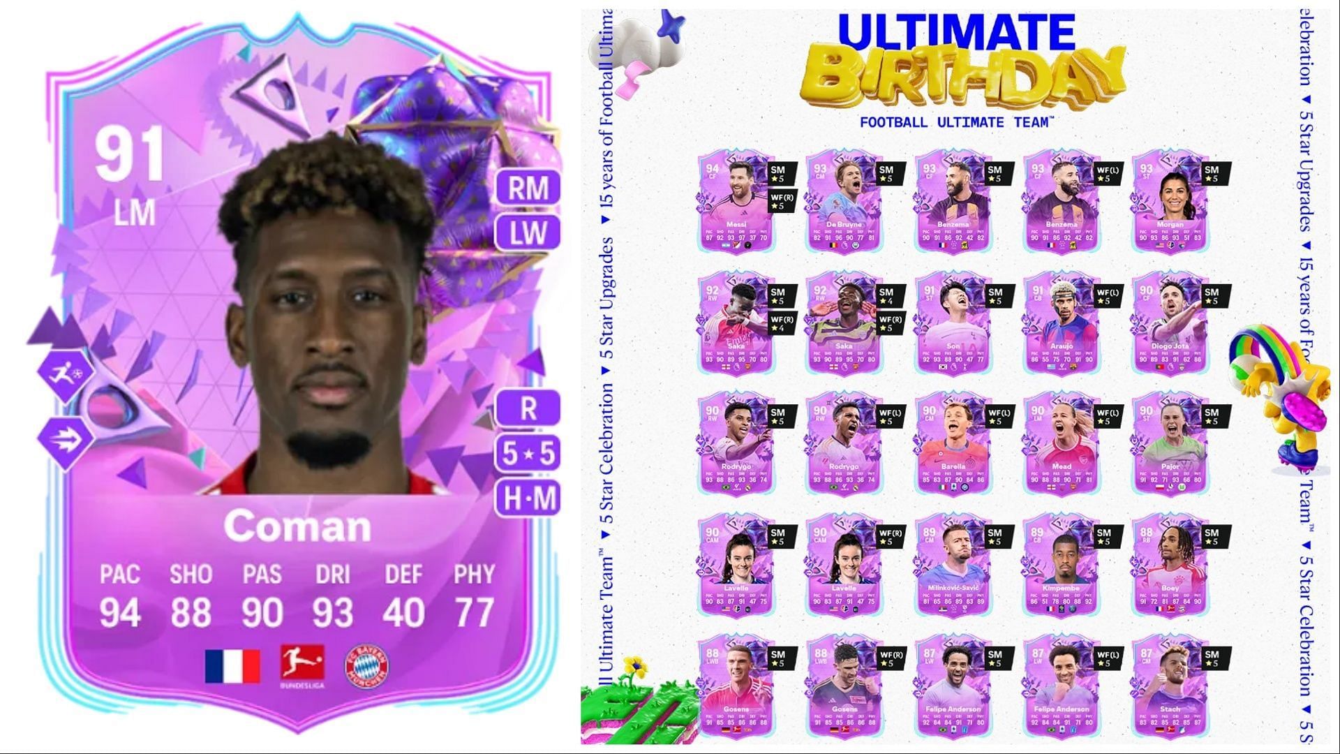 The EA FC 24 Kingsley Coman Ultimate Birthday SBC is now live 