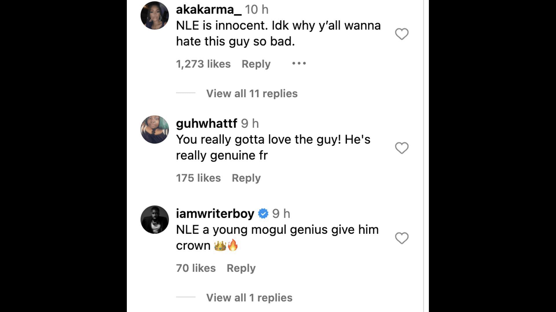 Social media users applaud Choppa for his answers addressing the Blueface and Chrisean Rock controversy. (Image via @theshaderoom/ Instagram)