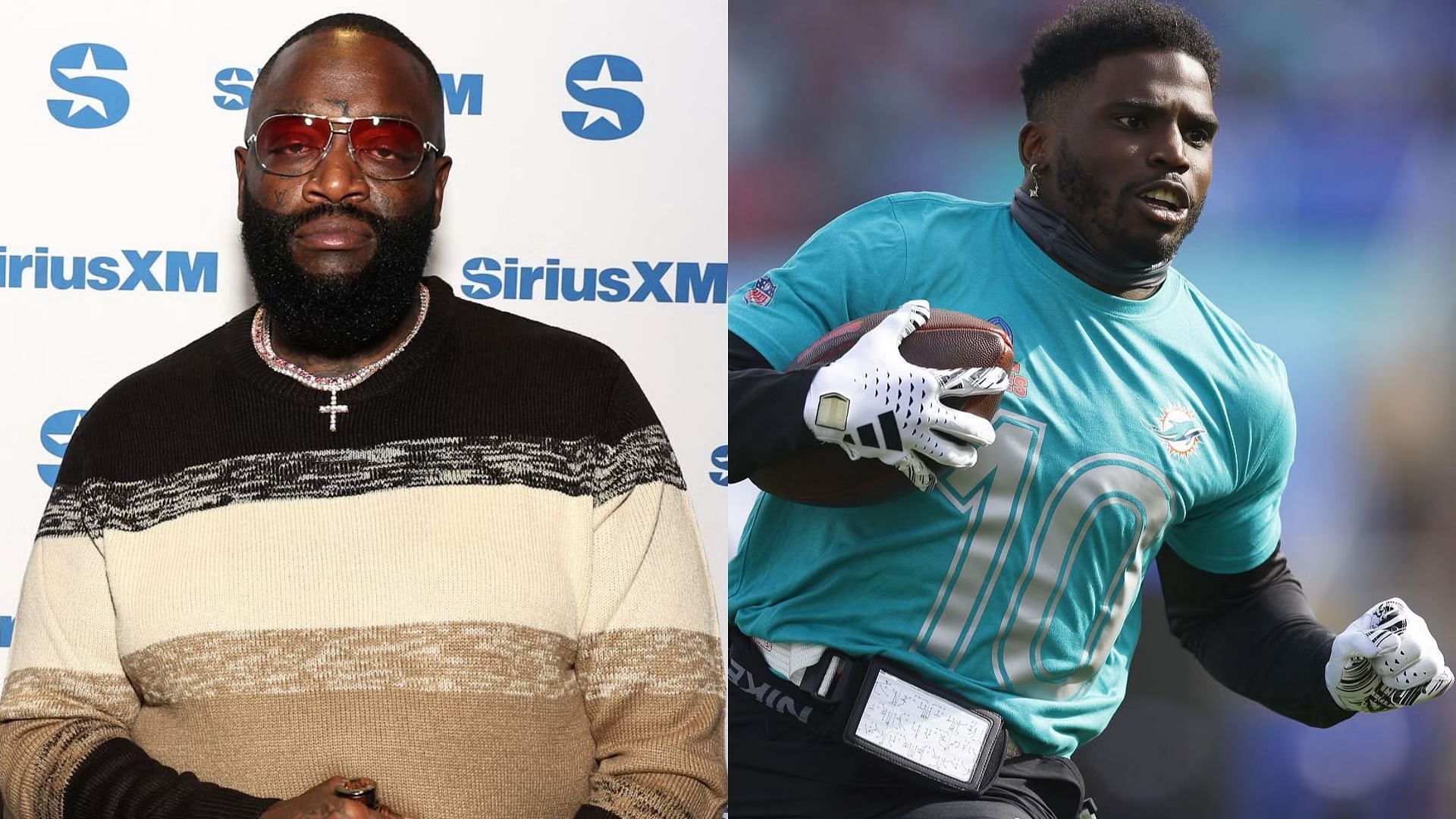 Hip-hop icon Rick Ross and Miami Dolphins wide receiver Tyreek Hill