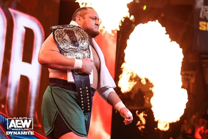 Ex-WWE star reacts to being choked out by AEW World Champion Samoa Joe