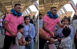 [Watch] Ravichandran Ashwin wins hearts with sweet gesture for fans at airport ahead of RR's IPL 2024 clash vs MI