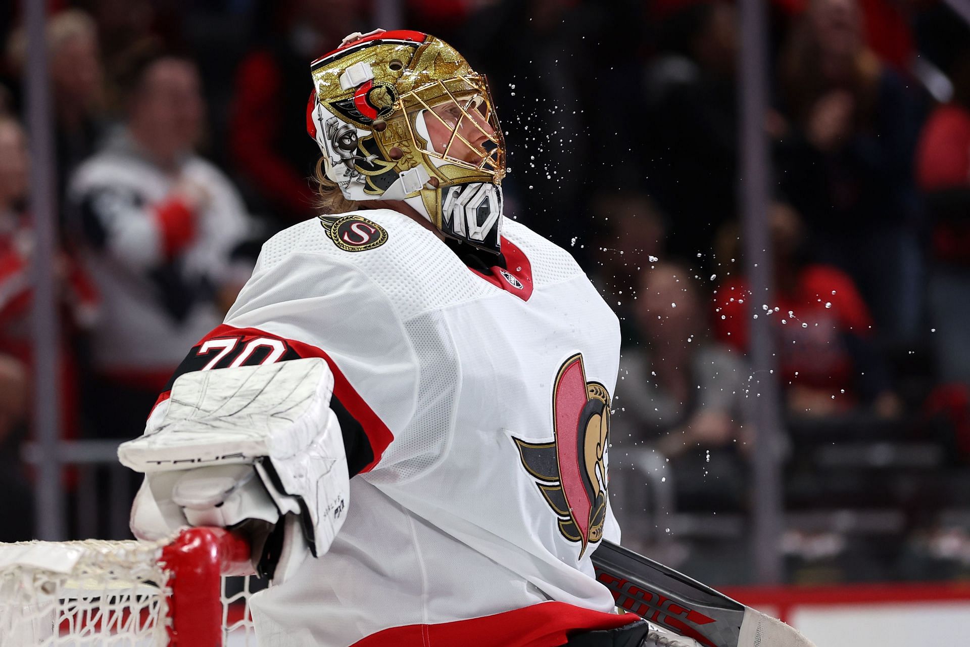 Joonas Korpisalo will most likely start for the Ottawa Senators. 