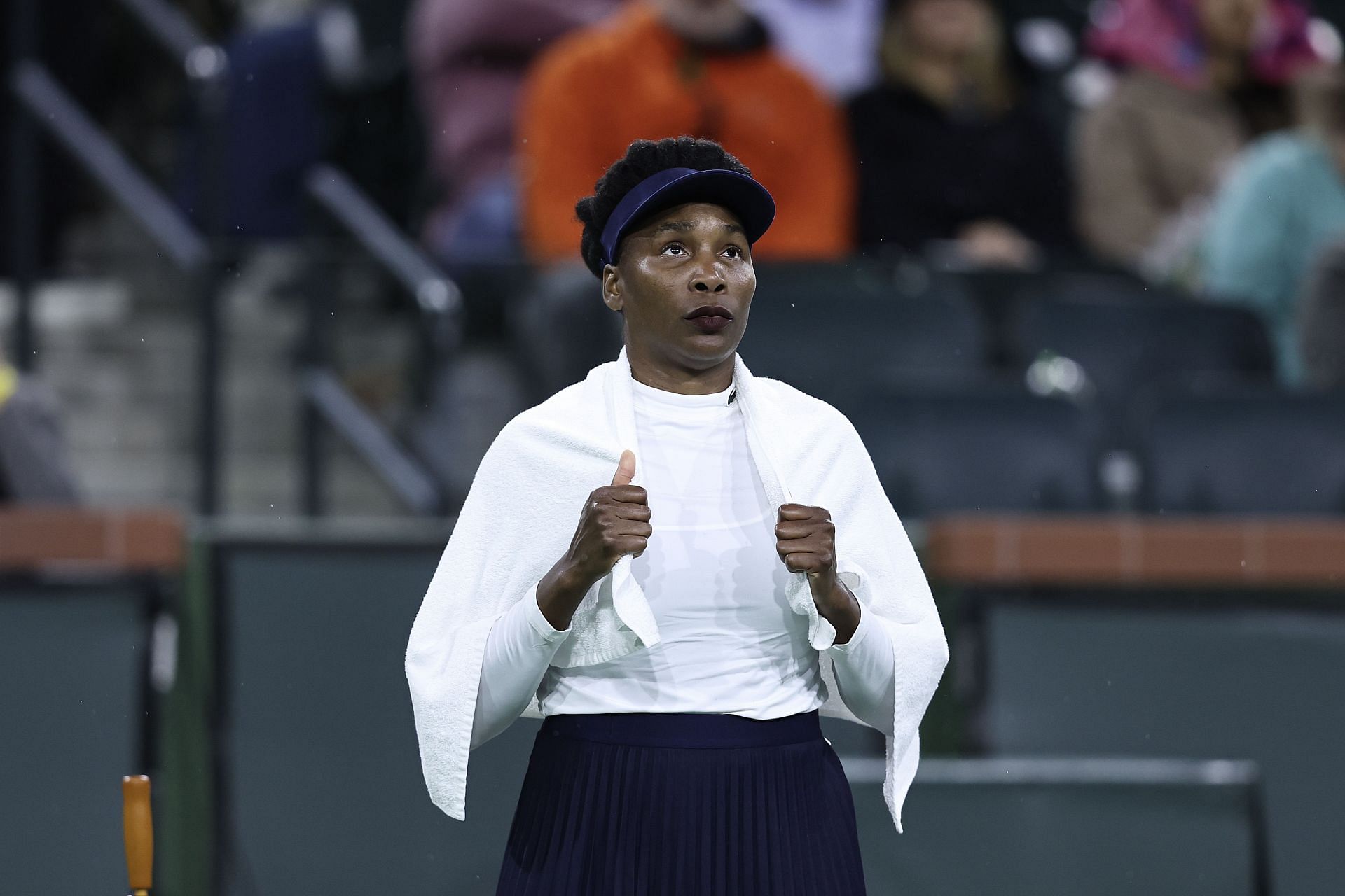 Venus Williams at the 2024 BNP Paribas Open in Indian Wells, California - Getty Images
