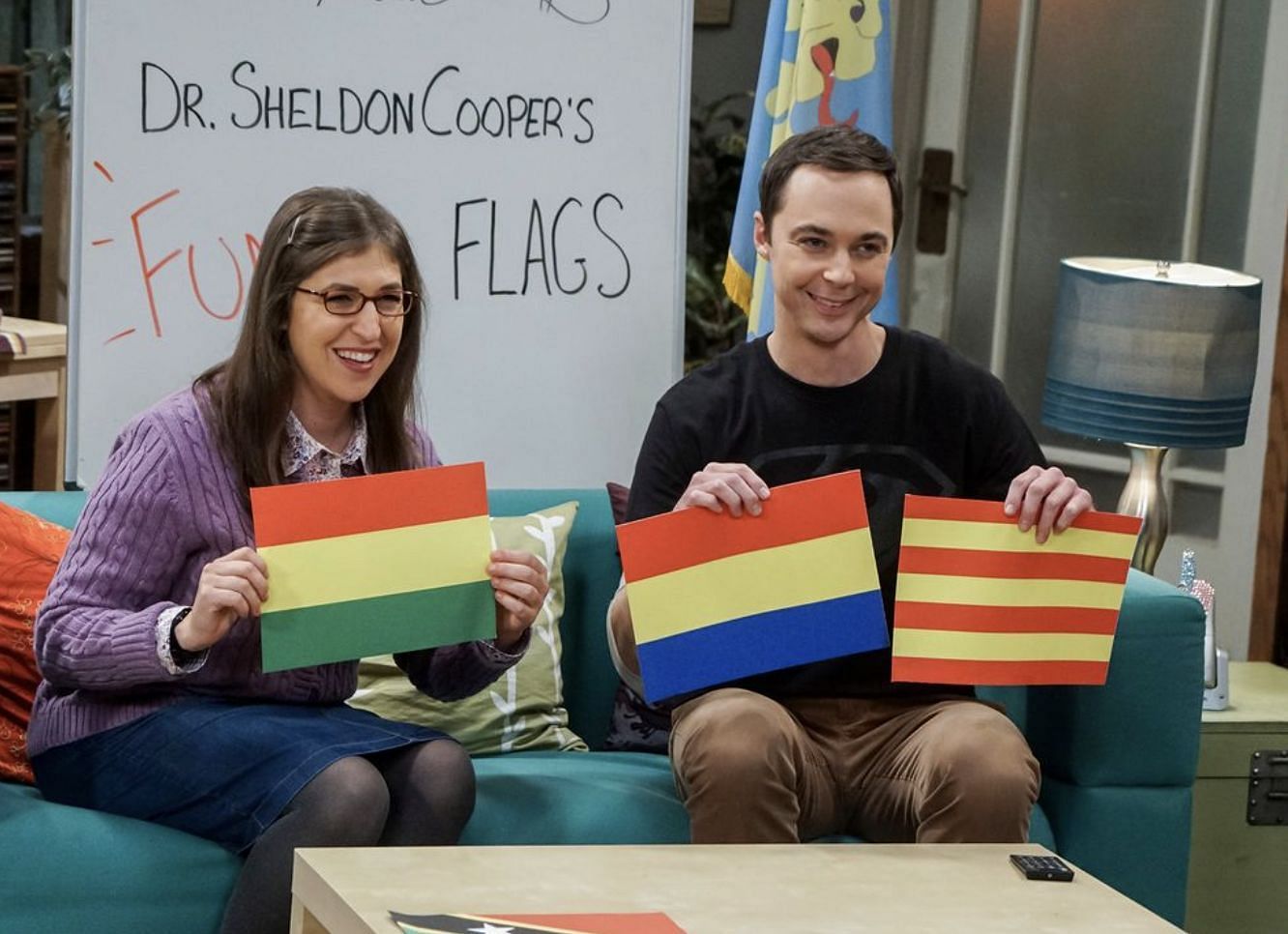 A still of Amy and Sheldon from The Big Bang Theory. (Image via Instagram/@bigbangtheory)