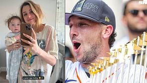 “I remember being so exhausted” - Alex Bregman's wife takes trip down memory lane reminiscing son Knox's toddler years