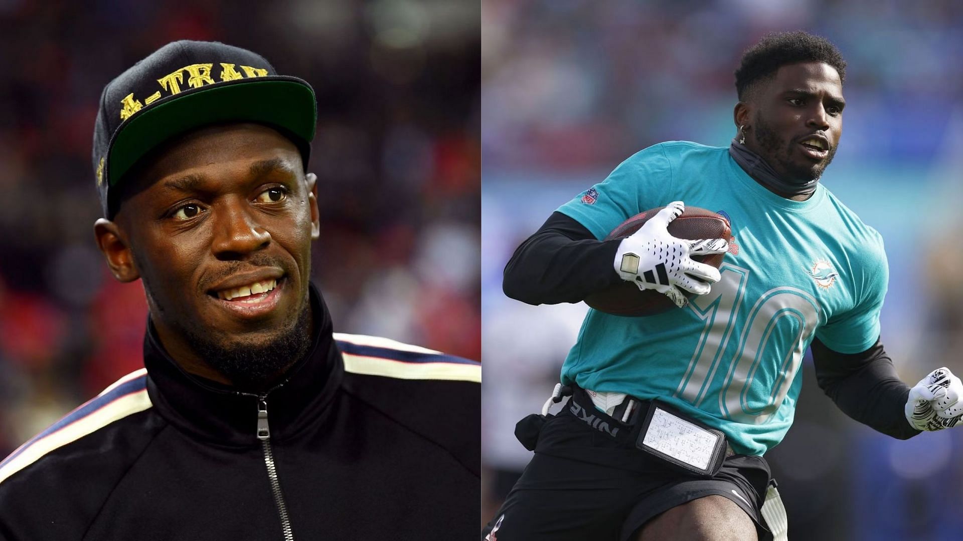 Usain Bolt and Tyreek Hill