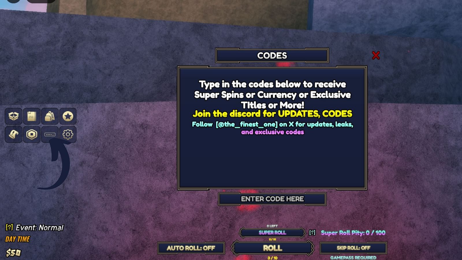 Anime Roulette codes