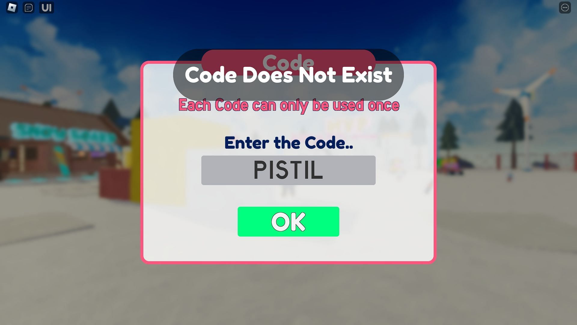 Troubleshooting codes for Ski Obby Race (Image via Roblox)