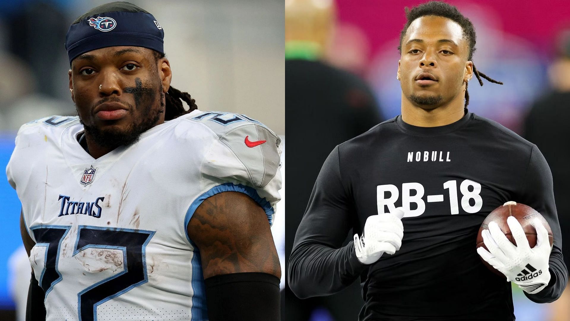 Derrick Henry and Keaton Mitchell will be teammates with the Baltimore Ravens