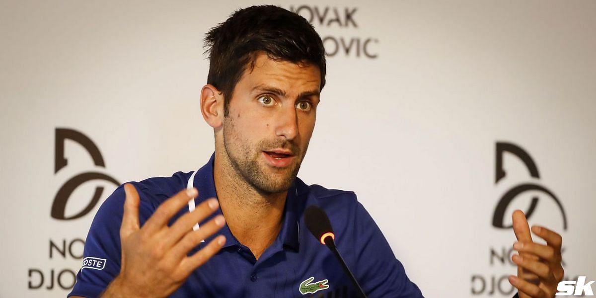 Novak Djokovic addressed his 