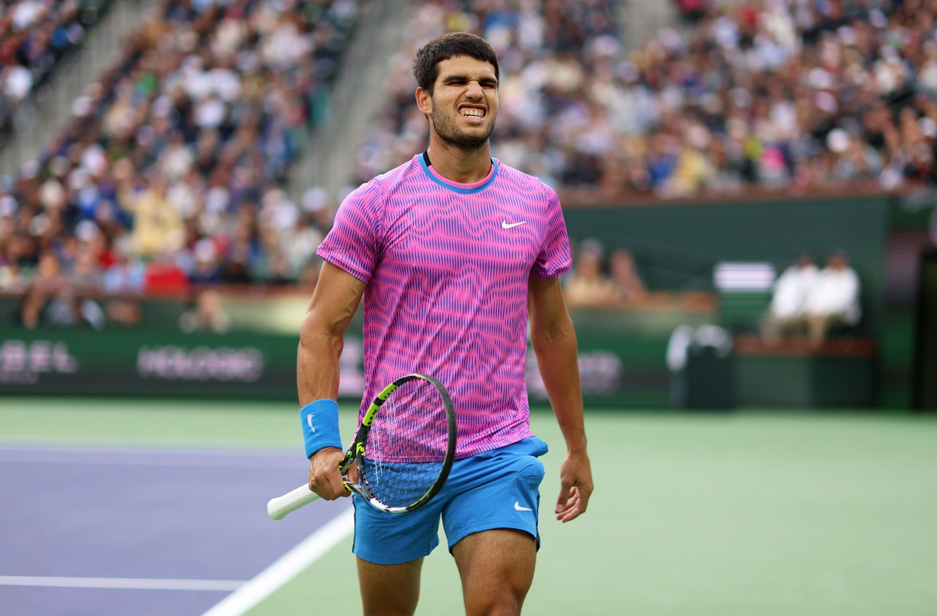 Alcaraz is one win away from defending his Indian Wells title.