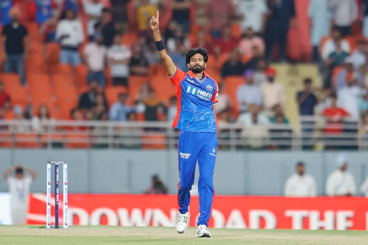 Khaleel Ahmed in action (credit: bcci.tv)