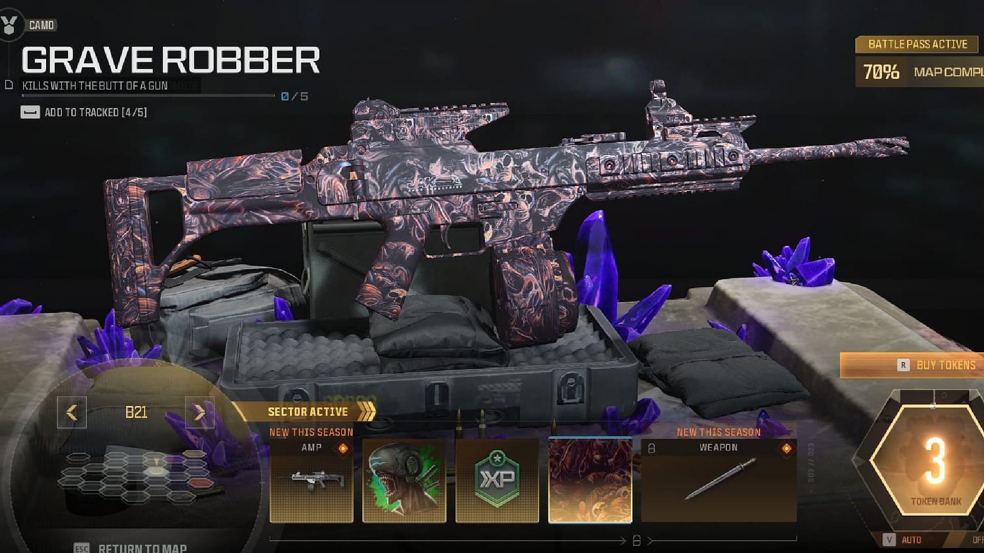 How to unlock the Grave Robber camo in Warzone and MW3 (Image via Activision/X@Today In Zombies History)