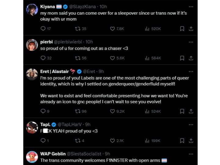 "I'm so proud of you" - Fans react as Twitch streamer F1NN5TER comes