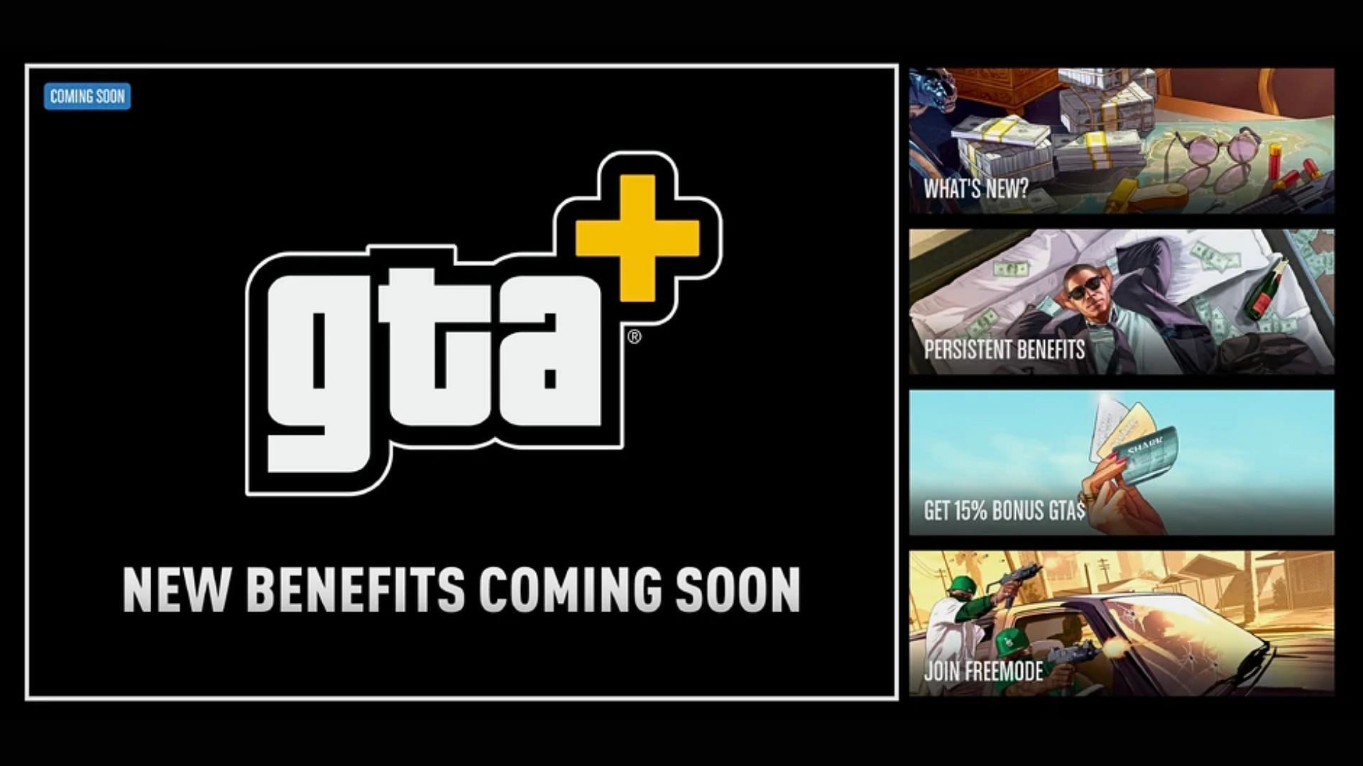 GTA Plus benefits