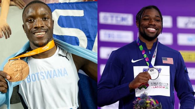 Noah Lyles picks his favorite Letsile Tebogo record in light of Botswana athlete's recent exploits