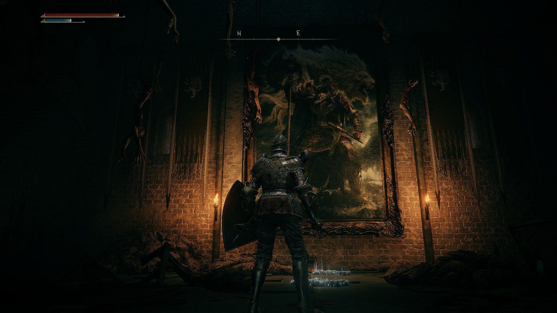 A painting of Godfrey, the First Elden Lord (Image via FromSoftware)