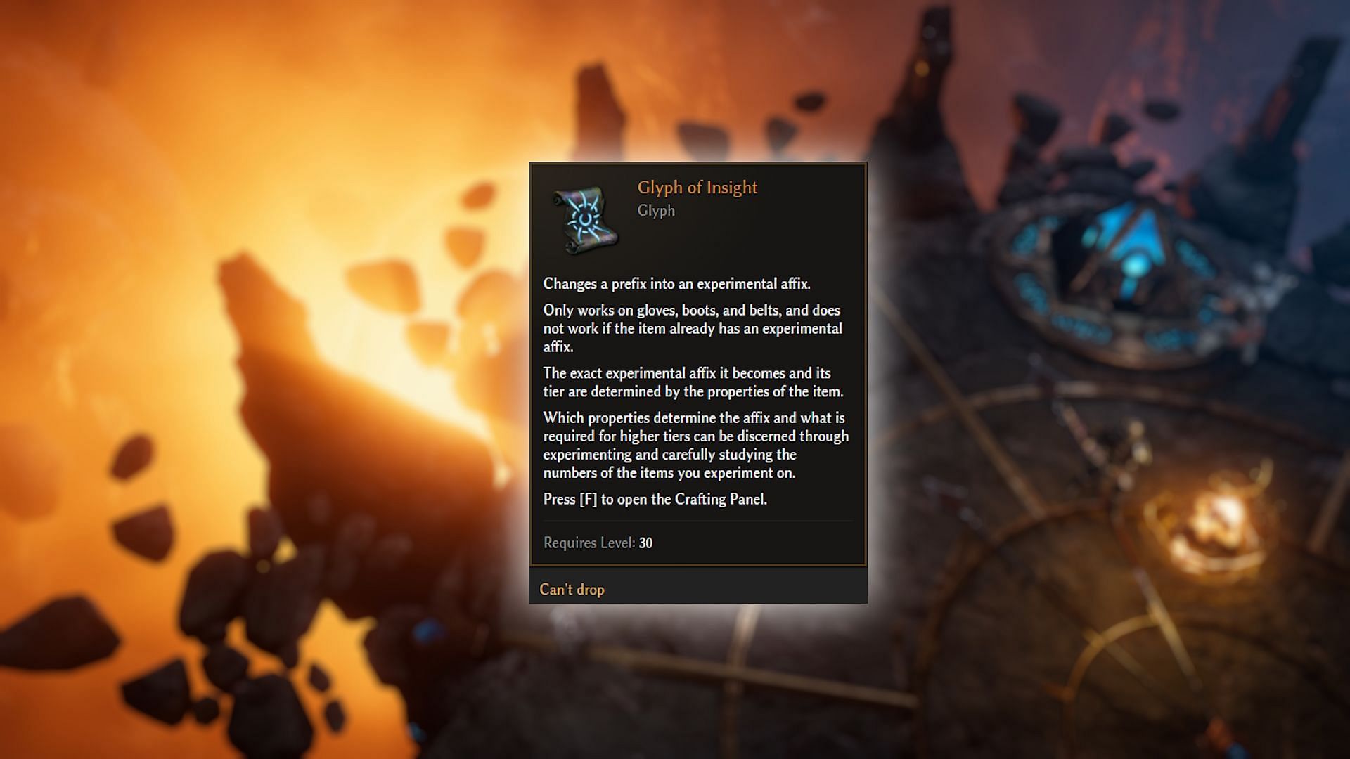 The Glyph of Insight in Last Epoch (Image via Eleventh Hour Games)
