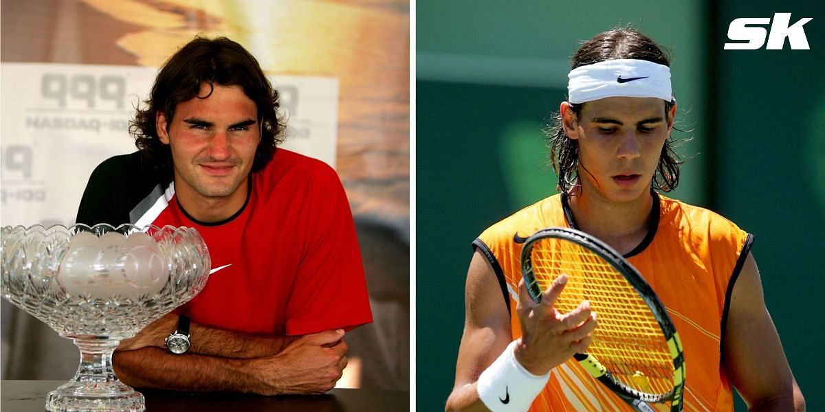 Roger Federer recently reacted to a highlight reel of his 2005 Miami Open final against Rafael Nadal