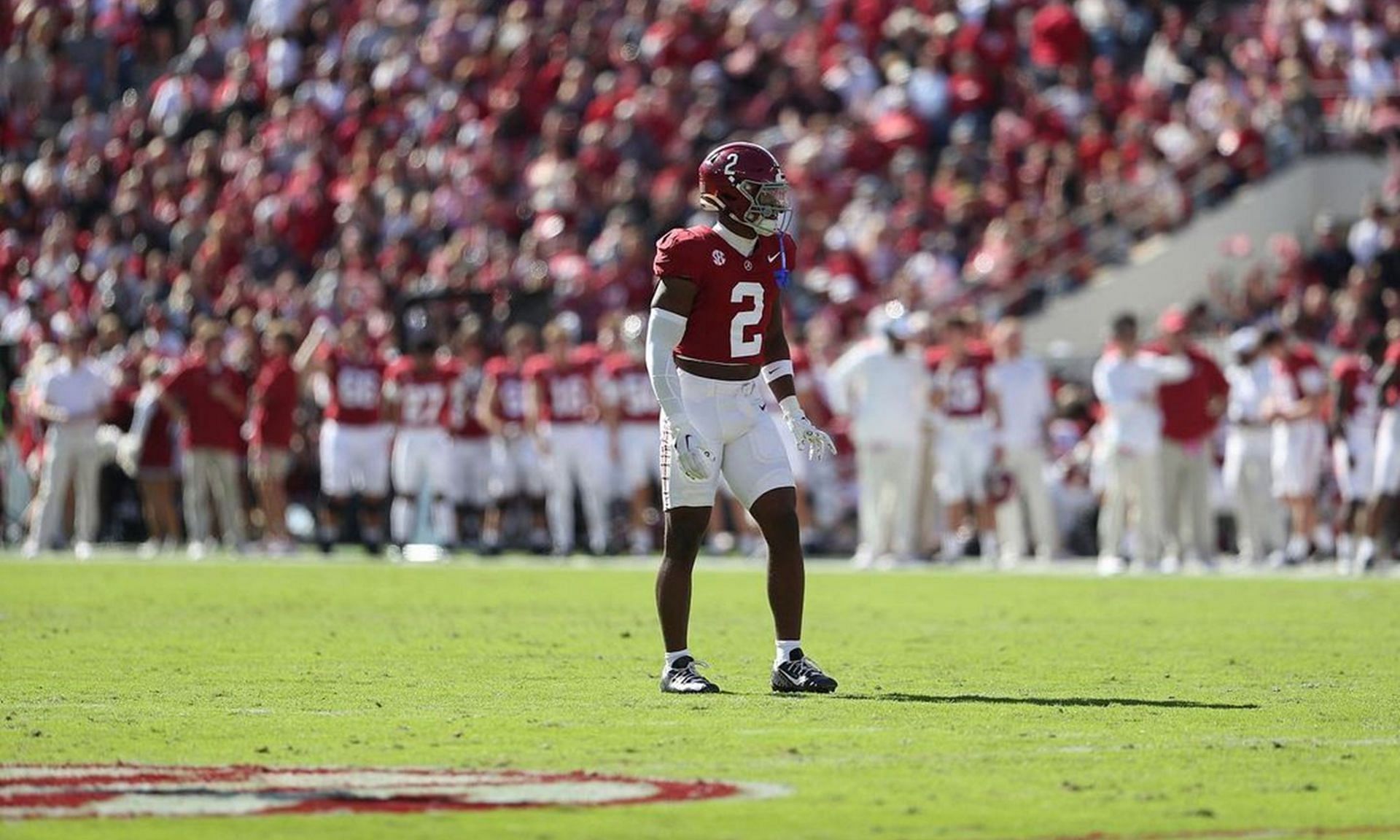 Caleb Downs, former football defensive back for the Alabama.