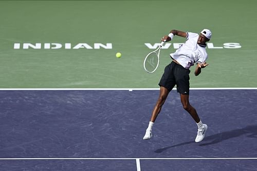 Christopher Eubanks at the 2024 BNP Paribas Open in Indian Wells - Getty Images