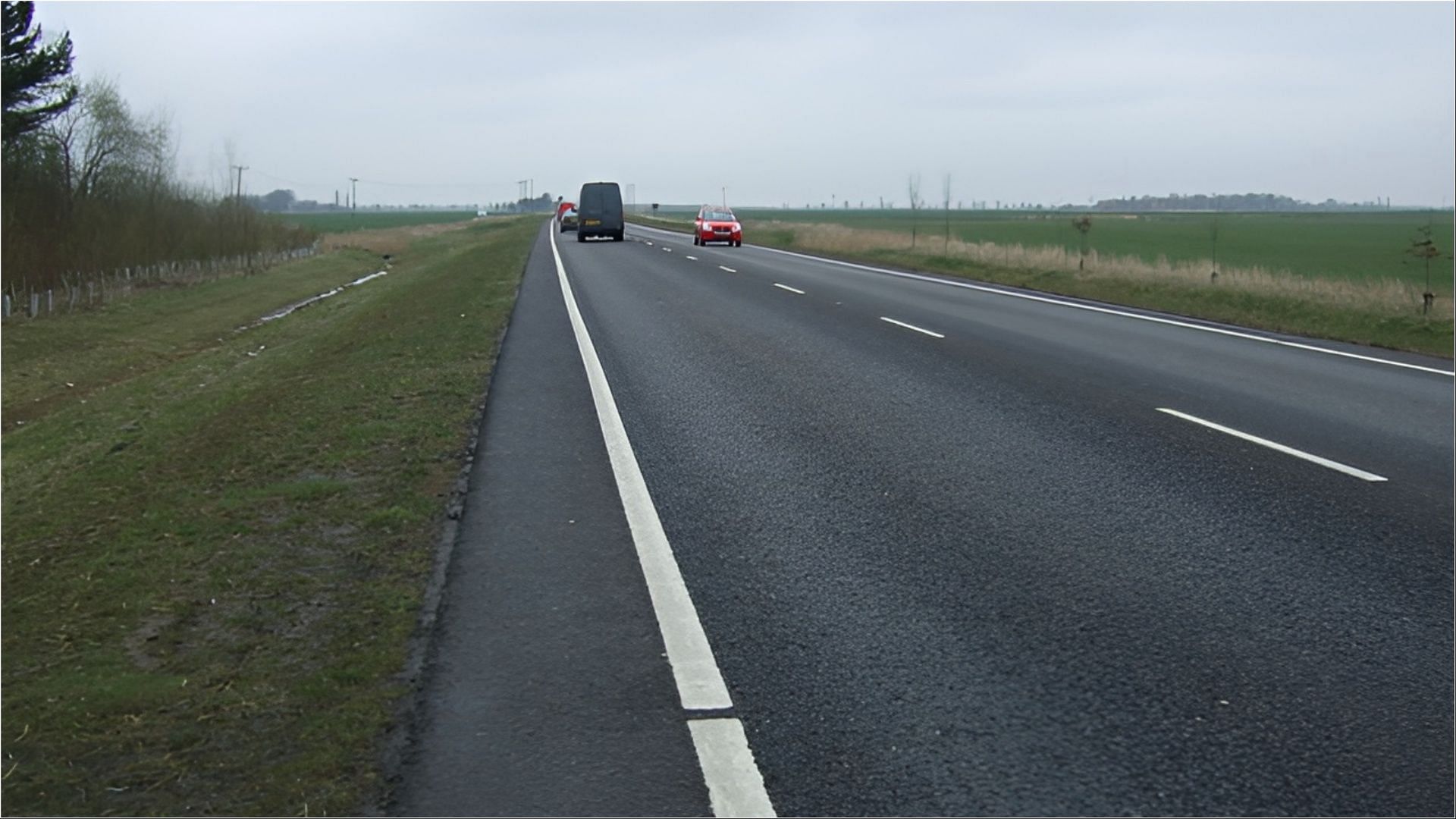 A16 Crowland was shut down for a few hours after a crash involving five vehicles (Image via Wikimedia Commons)