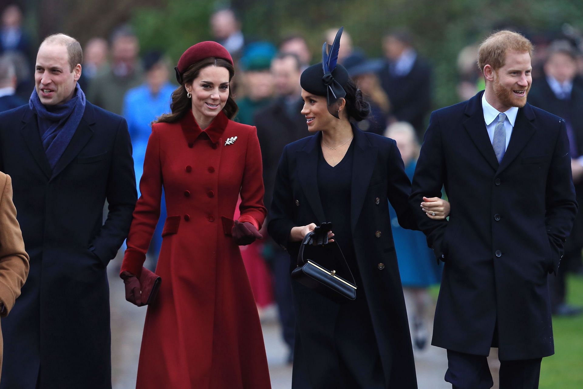The Royal Family Attend Church On Christmas Day (Image via Getty)