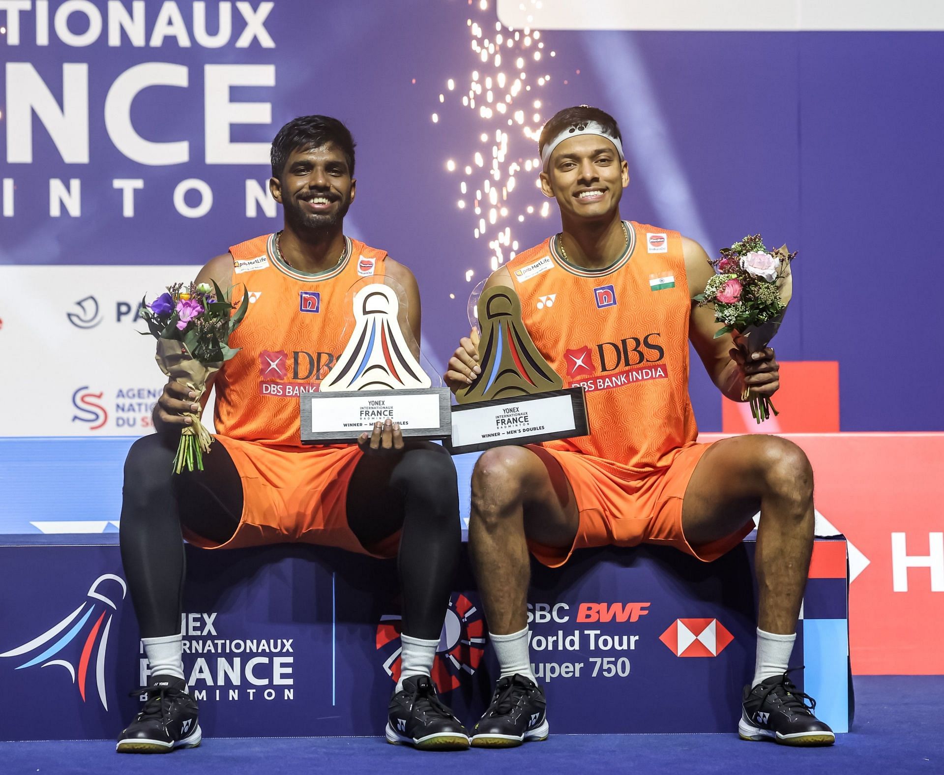 Satwik-Chirag with French Open 2024 title. Credit_Badminton Photo