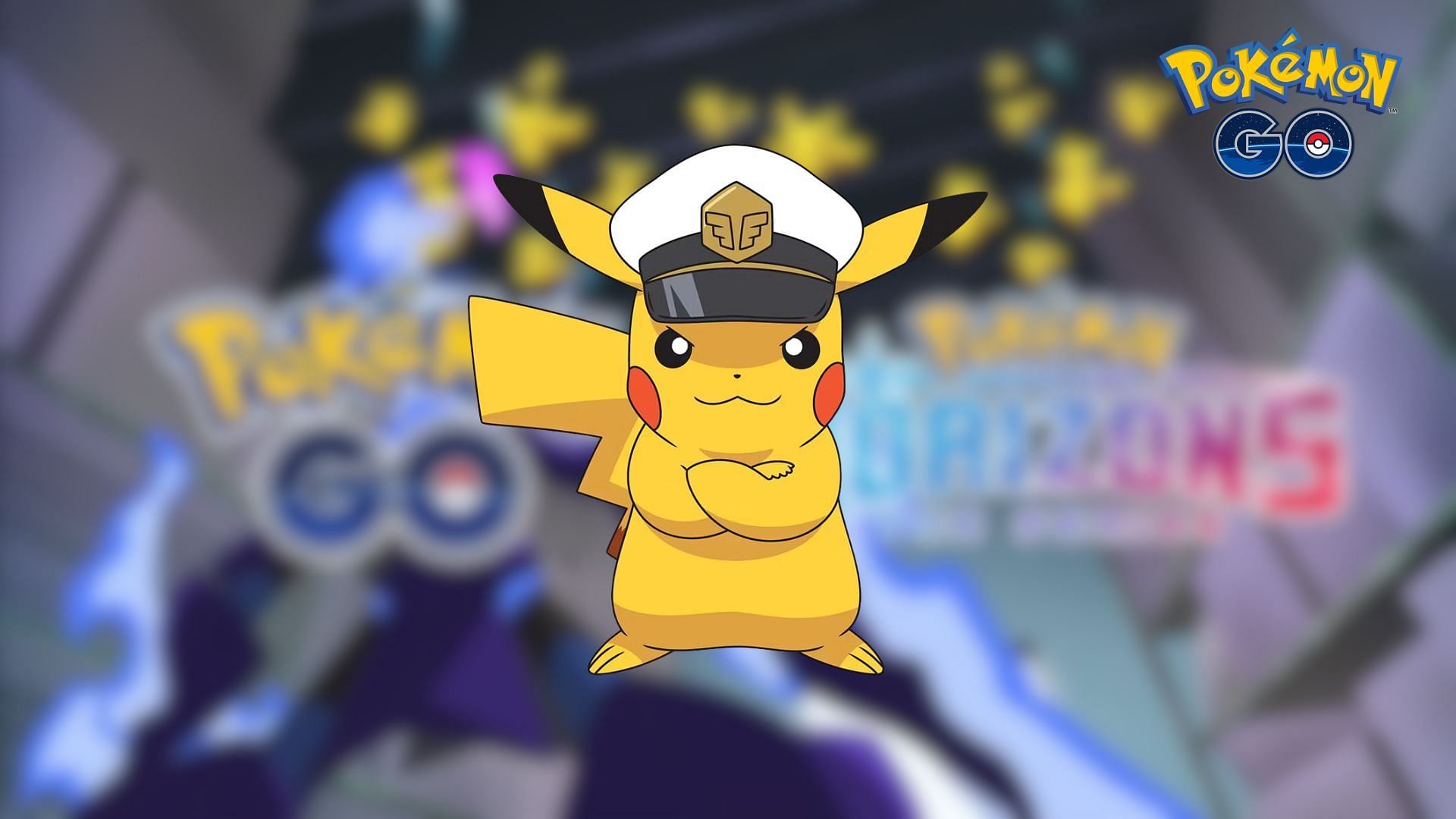 Captain&#039;s Hat Pikachu (Image via The Pokemon Company)