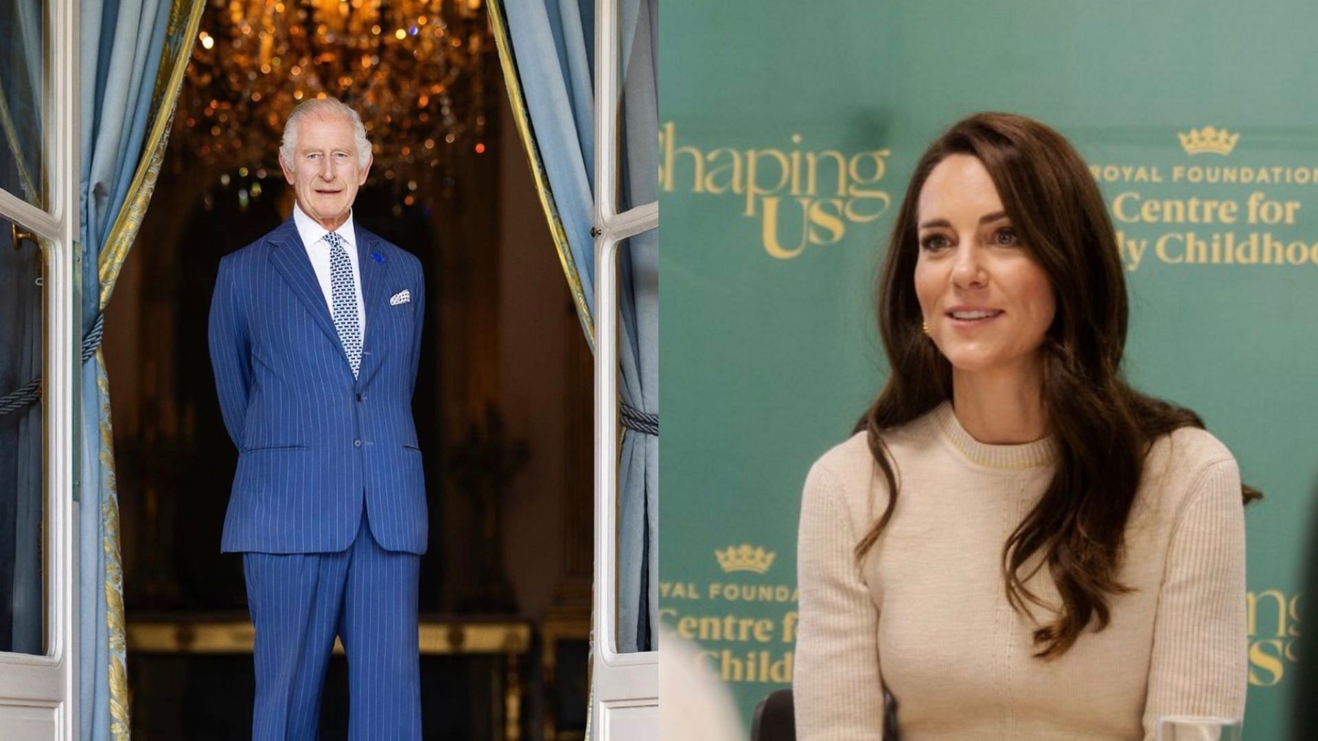 (Images via Instagram/@theroyalfamily &amp; @princeandprincessofwales)