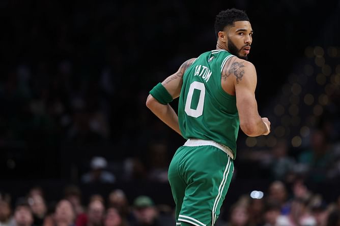 Jayson Tatum pulls up in $3400 Dolce & Gabbana jacket to help Celtics extend their 6-game winning streak vs Bucks