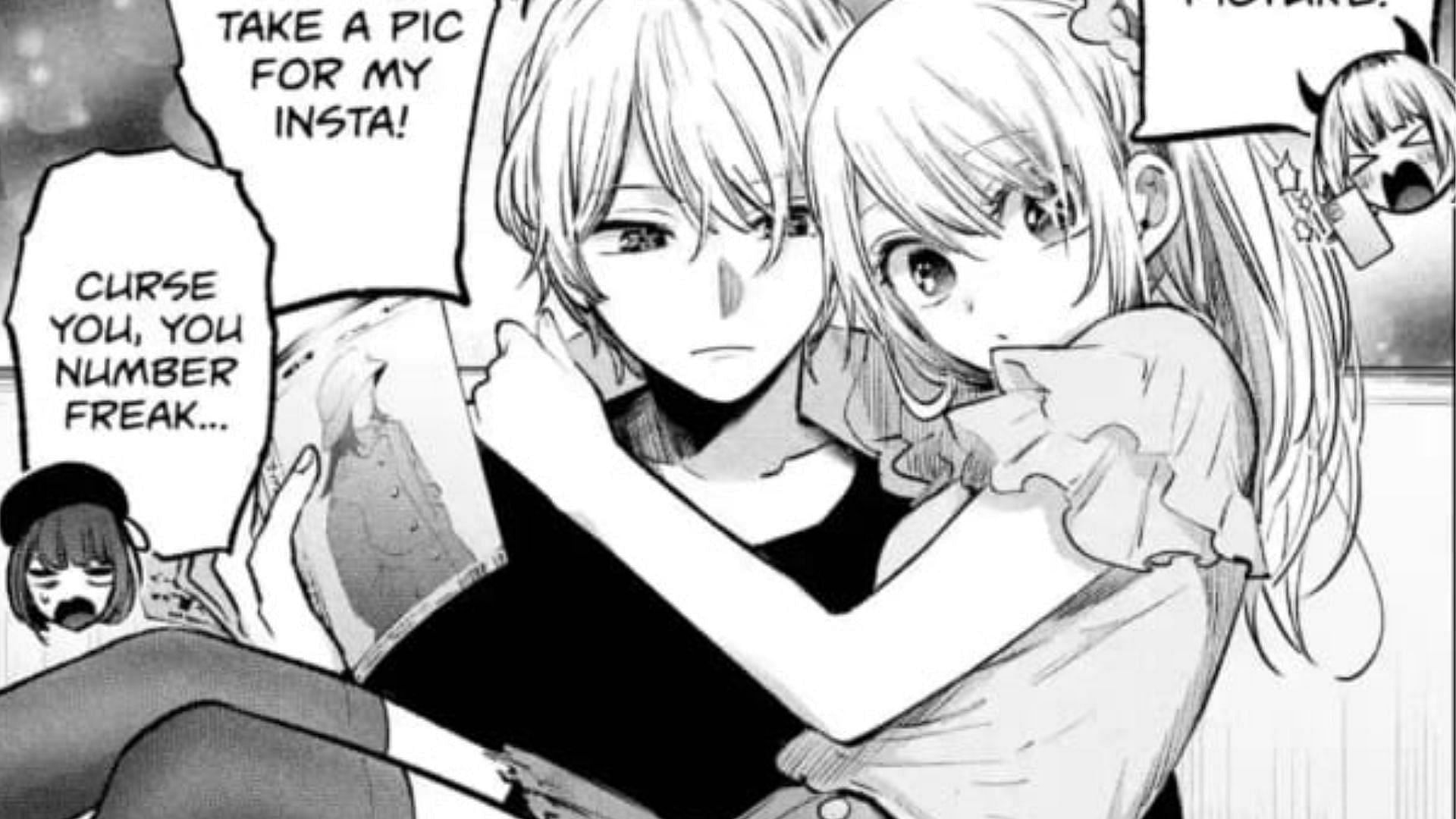 Aqua and Ruby as seen in Oshi no Ko manga (Image via Shueisha)