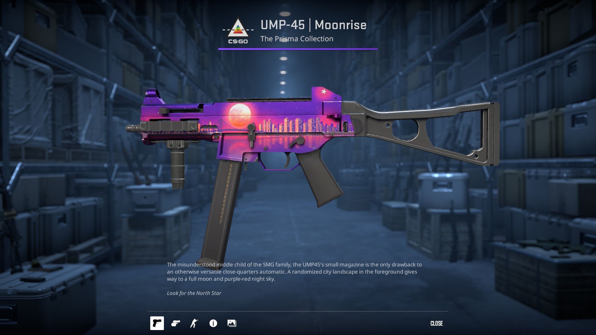 UMP-45 Moonrise (Image via Valve)