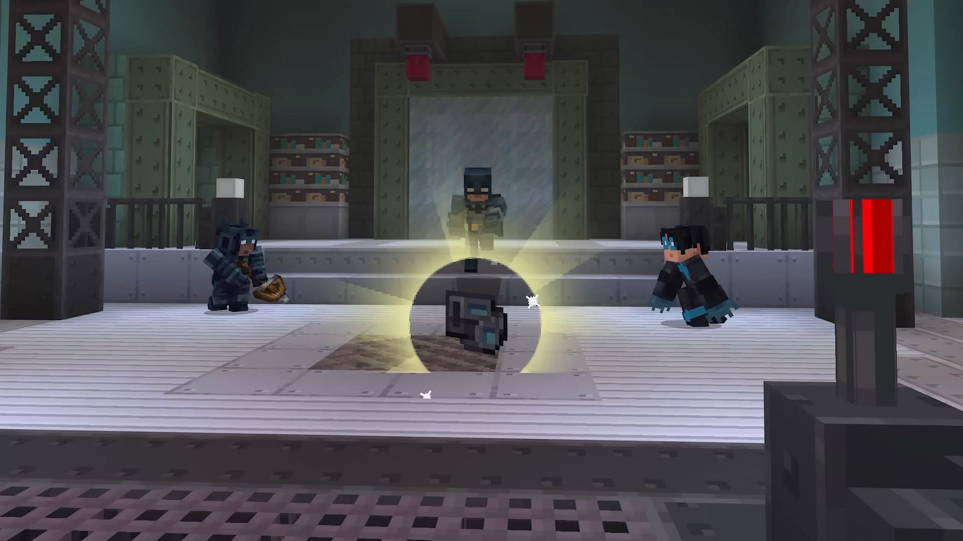 Battle for Gotham City in this Minecraft DLC (Image via Mojang/DC Comics)