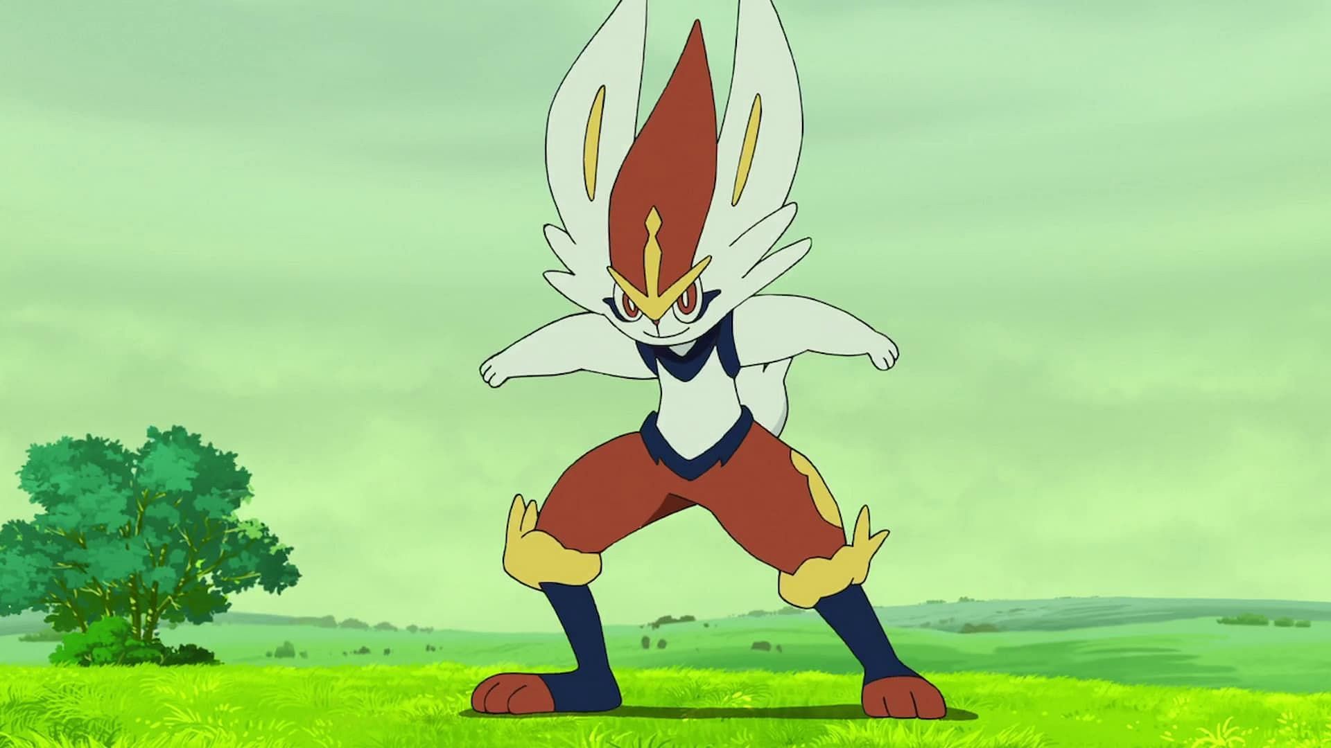 Cinderace in the anime (Image via The Pokemon Company)