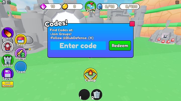 Roblox Blub Defense Codes