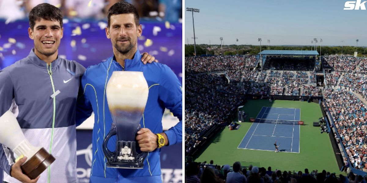 Carlos Alcaraz and Novak Djokovic