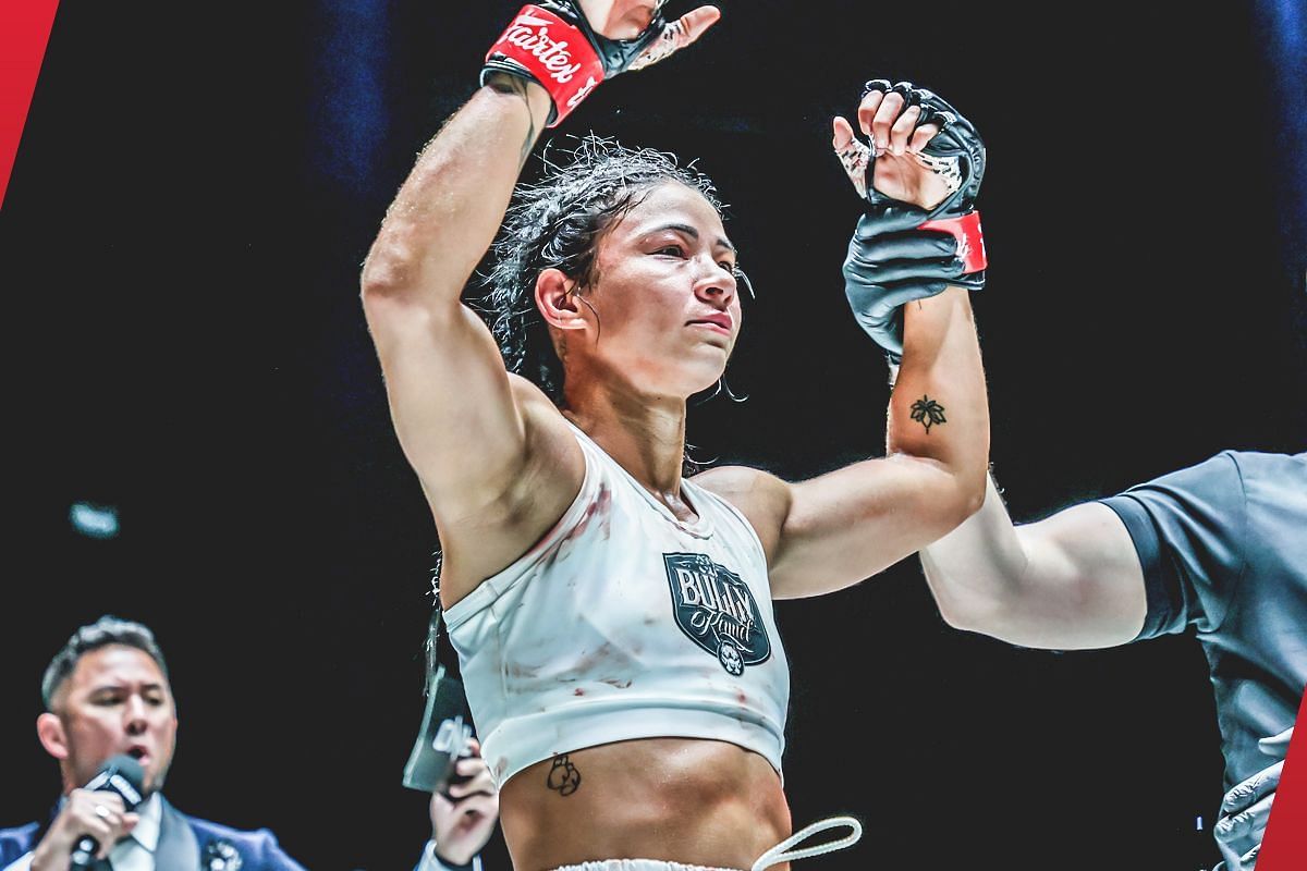  ONE atomweight Muay Thai world champion Allycia Hellen Rodrigues