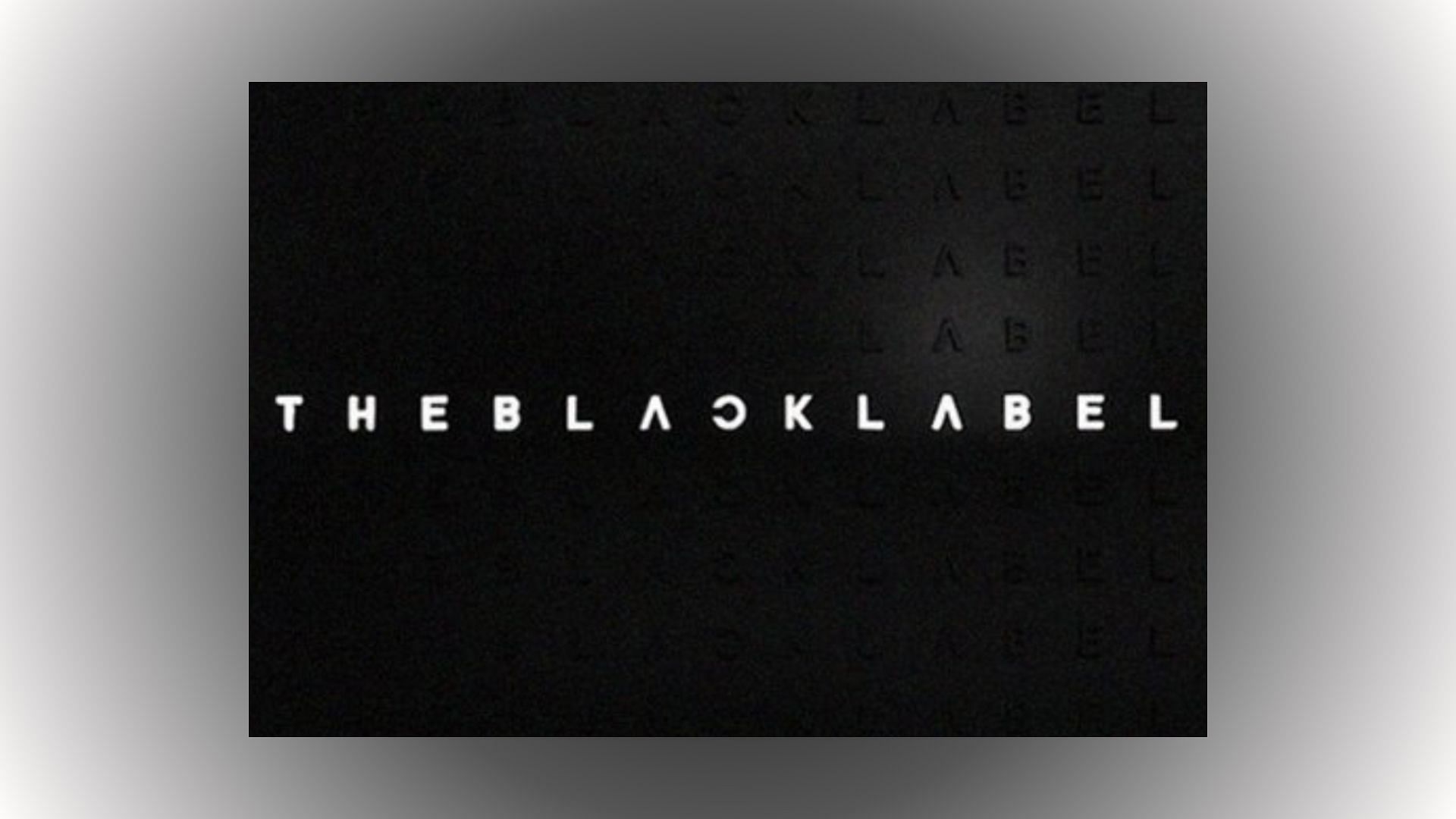 The BLACK LABEL (Image via Instagram/@theblacklabel)