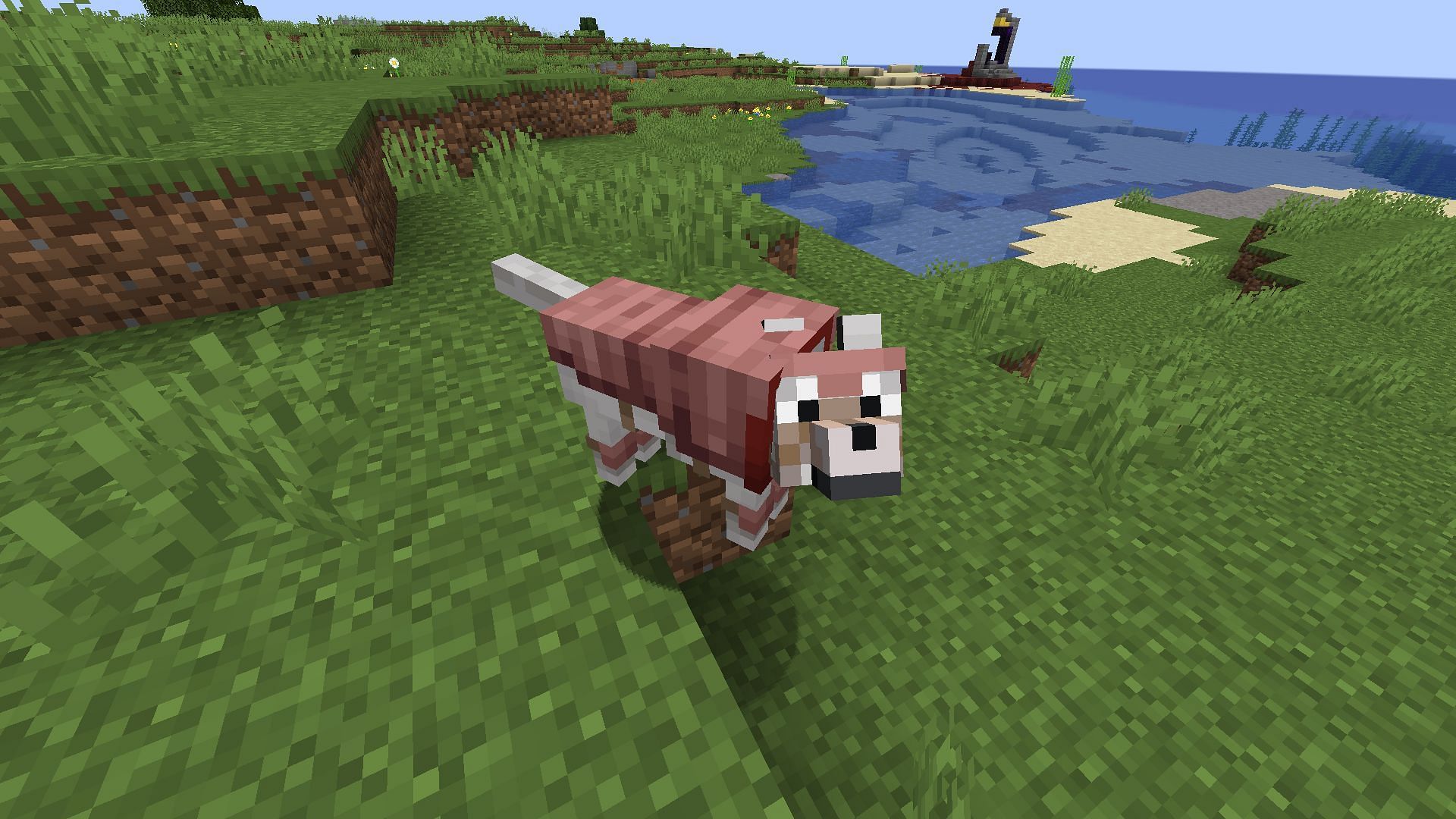 Wolf armor was one of the most surprising and welcome additions (Image via Mojang Studios)