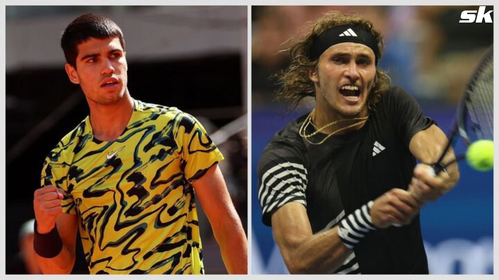 Carlos Alcaraz and Alexander Zverev; Quarterfinal of the 2024 BNP Paribas Open 